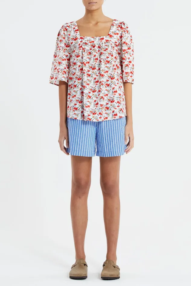 Women Lollys Laundry Blouses Tshirts Sasha Blouse Orange
