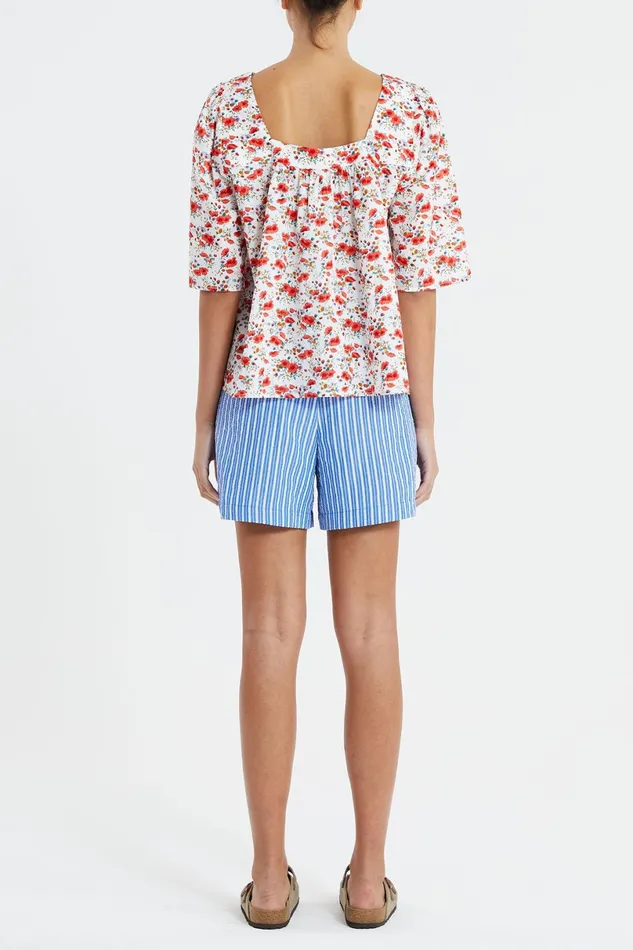 Women Lollys Laundry Blouses Tshirts Sasha Blouse Orange