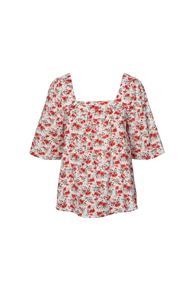 Women Lollys Laundry Blouses Tshirts Sasha Blouse Orange