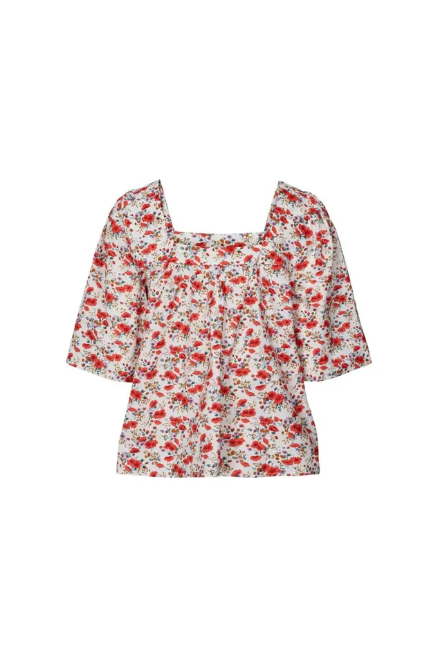Women Lollys Laundry Blouses Tshirts Sasha Blouse Orange