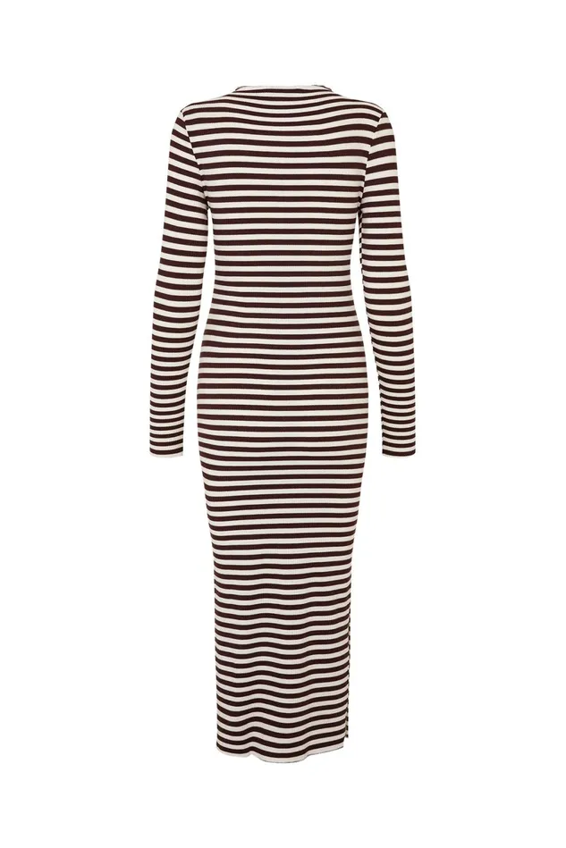 Women Lollys Laundry Dresses EmeraldLL Maxi Dress LS Choco