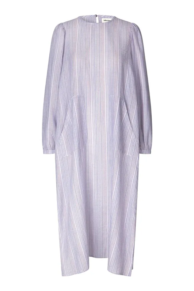 Women Lollys Laundry Dresses LucasLL Midi Dress LS Stripe