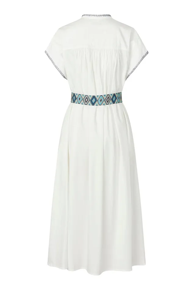 Women Lollys Laundry Dresses PinjaLL Maxi Dress SS White