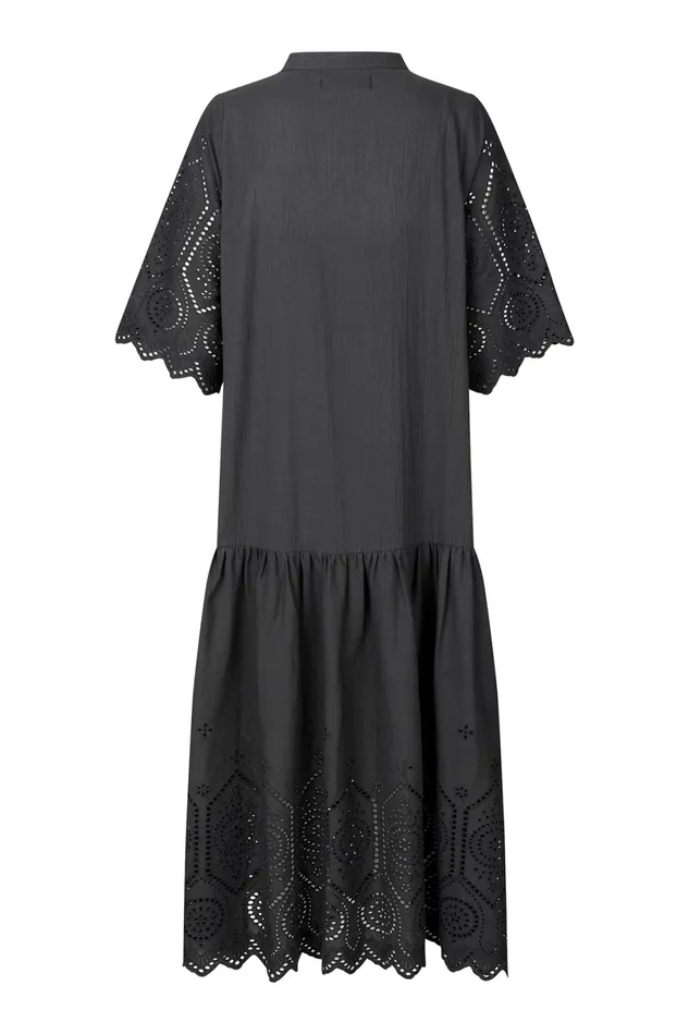 Women Lollys Laundry Dresses TimorLL Midi Dress SS Washed Black