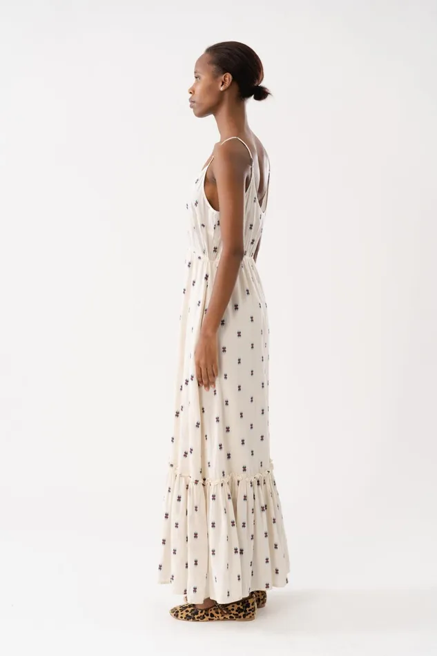 Women Lollys Laundry Dresses UnoLL Maxi Dress SL Creme