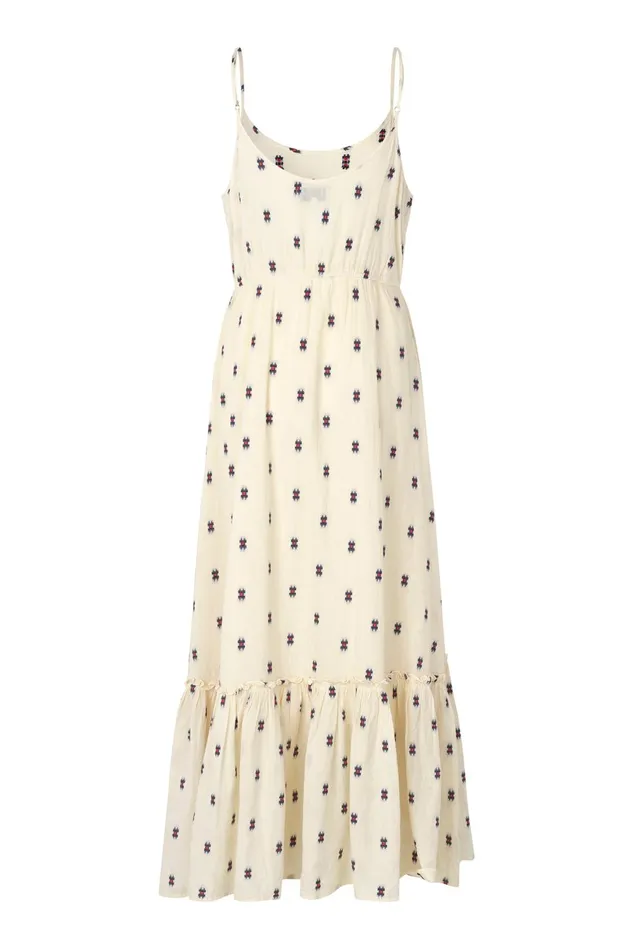 Women Lollys Laundry Dresses UnoLL Maxi Dress SL Creme