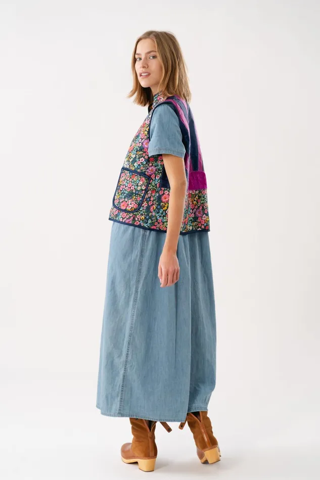 Women Lollys Laundry Gilets CairoLL Vest Flower Print