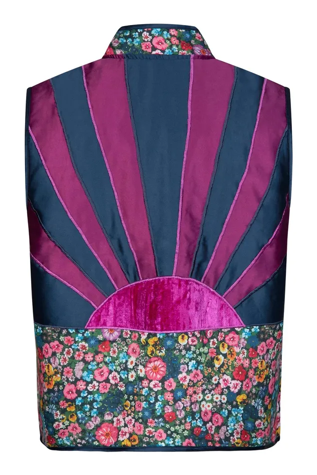 Women Lollys Laundry Gilets CairoLL Vest Flower Print