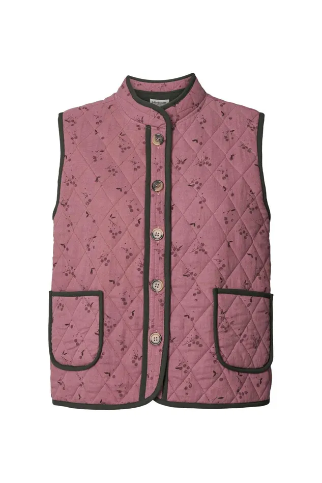 Women Lollys Laundry Jackets and Coats Cairo Vest Dark Lavender