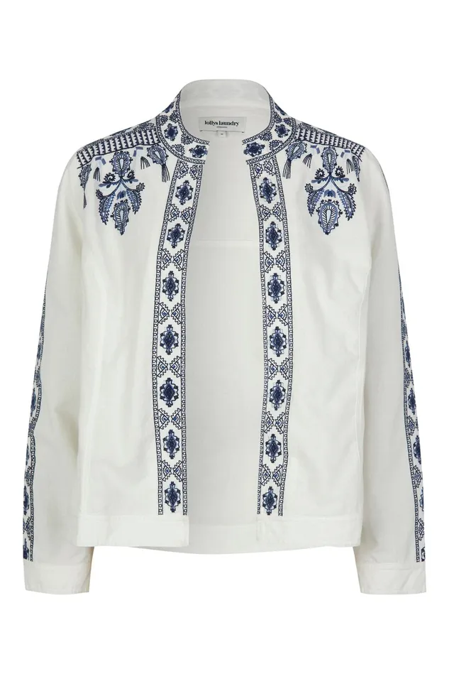 Women Lollys Laundry Jackets and Coats CooperLL Jacket LS White