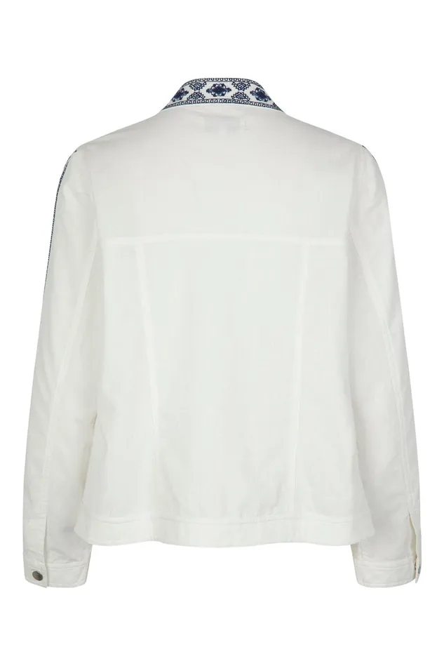 Women Lollys Laundry Jackets and Coats CooperLL Jacket LS White