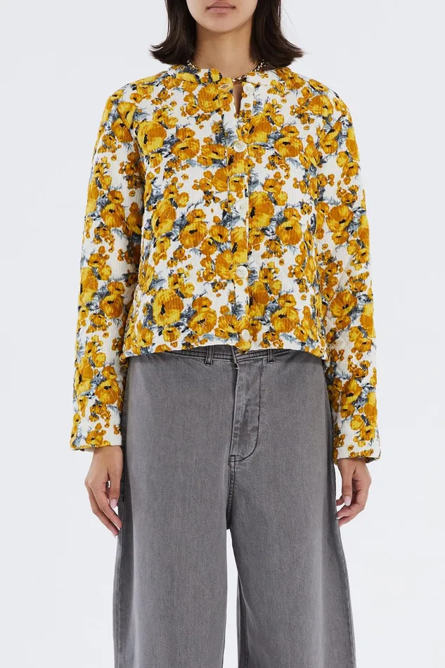 Women Lollys Laundry Jackets and Coats Emilia Jacket Flower Print