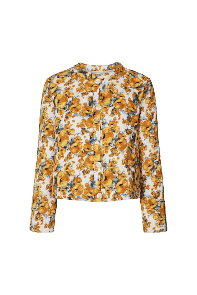 Women Lollys Laundry Jackets and Coats Emilia Jacket Flower Print