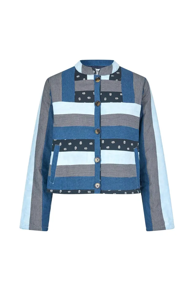 Women Lollys Laundry Jackets and Coats EmiliaLL Short Jacket LS Blue