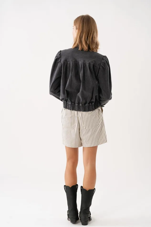 Women Lollys Laundry Jackets and Coats IrishLL Jacket LS Grey