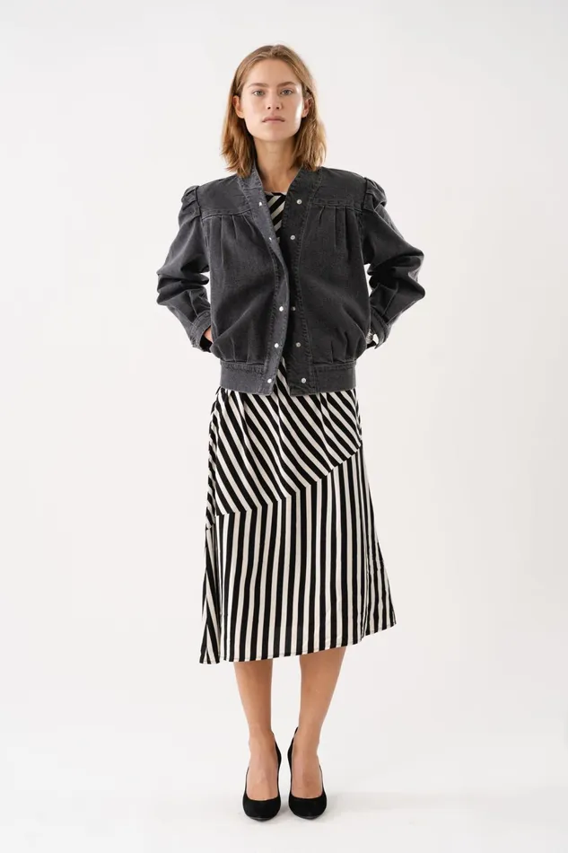 Women Lollys Laundry Jackets and Coats IrishLL Jacket LS Grey