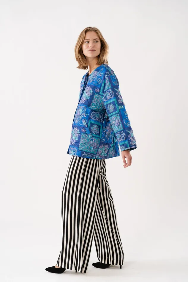 Women Lollys Laundry Jackets and Coats LilyLL Quilted Jacket LS Blue