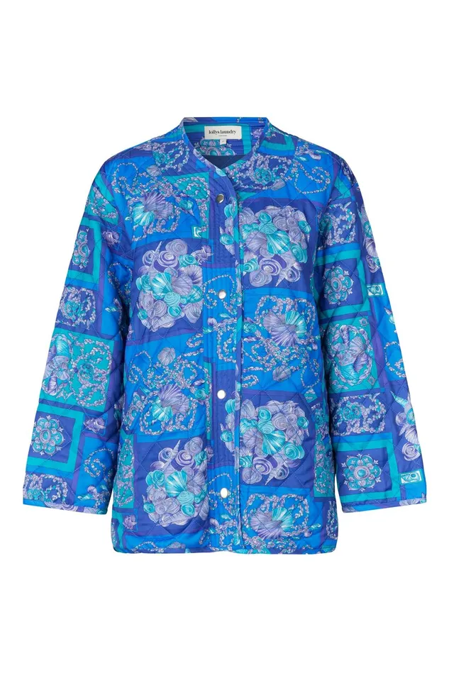 Women Lollys Laundry Jackets and Coats LilyLL Quilted Jacket LS Blue