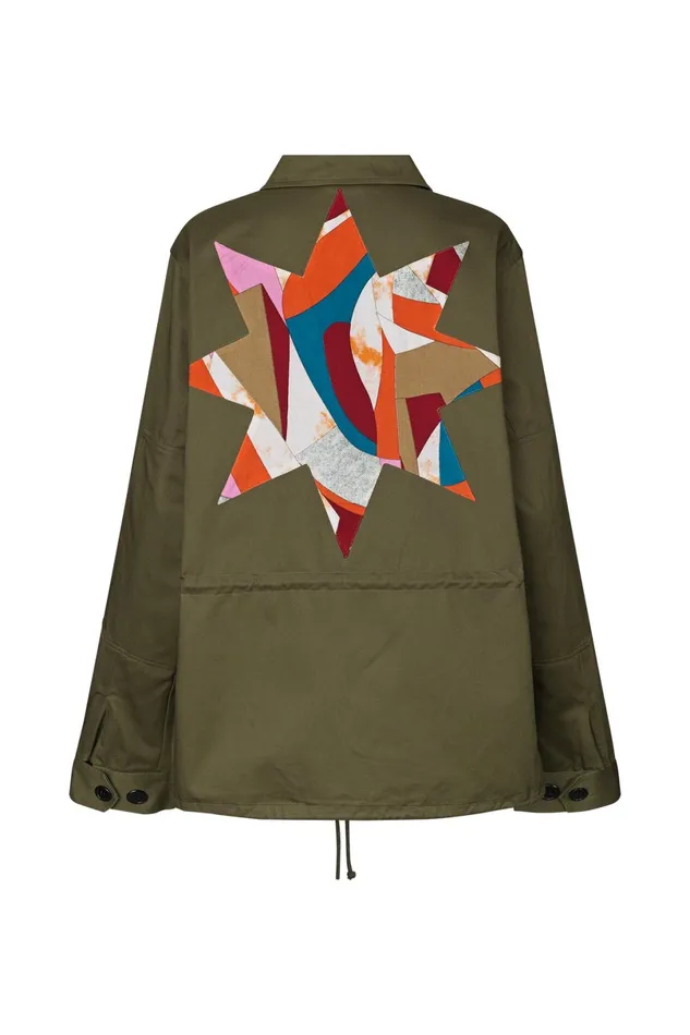 Women Lollys Laundry Jackets and Coats Missu Jacket Army