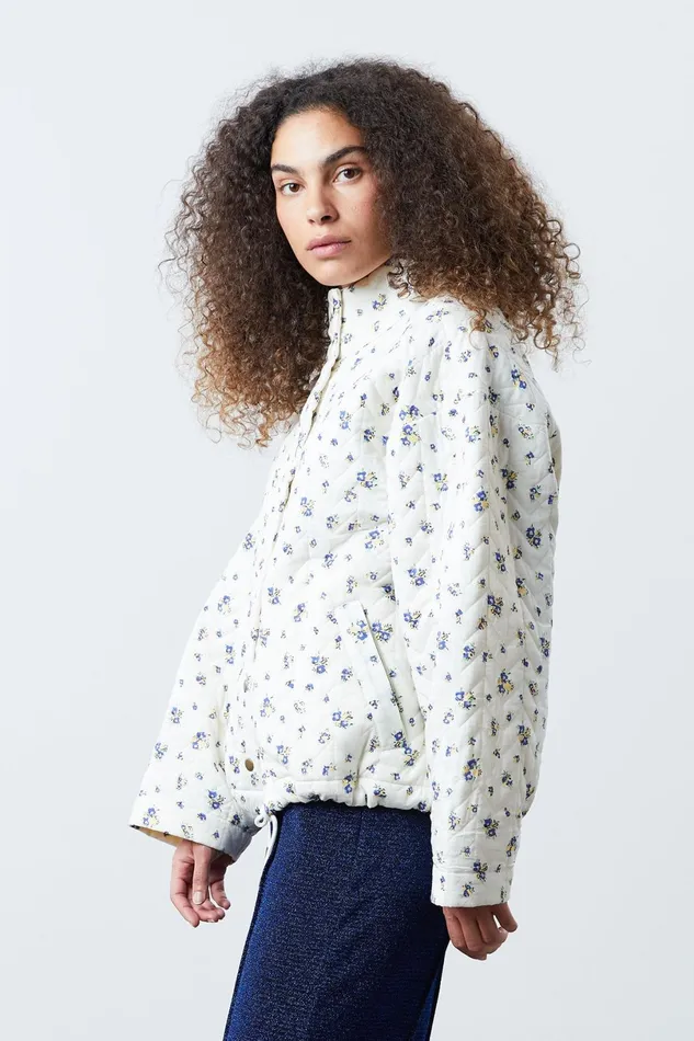 Women Lollys Laundry Jackets and Coats Phoenix Bomber Jacket Flower Print
