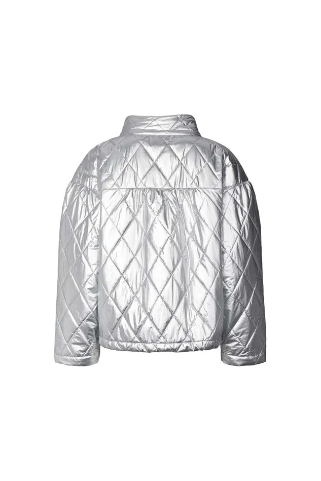 Women Lollys Laundry Jackets and Coats Phoenix Bomber Jacket Silver