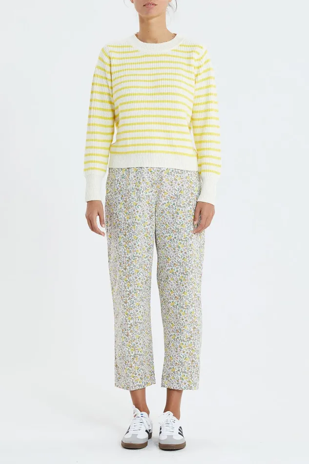 Women Lollys Laundry Knitwear Dane Jumper Neon Yellow