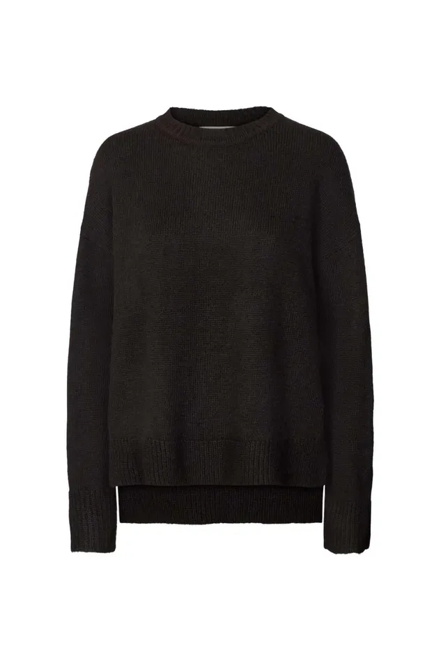 Women Lollys Laundry Knitwear Inverness Jumper Black