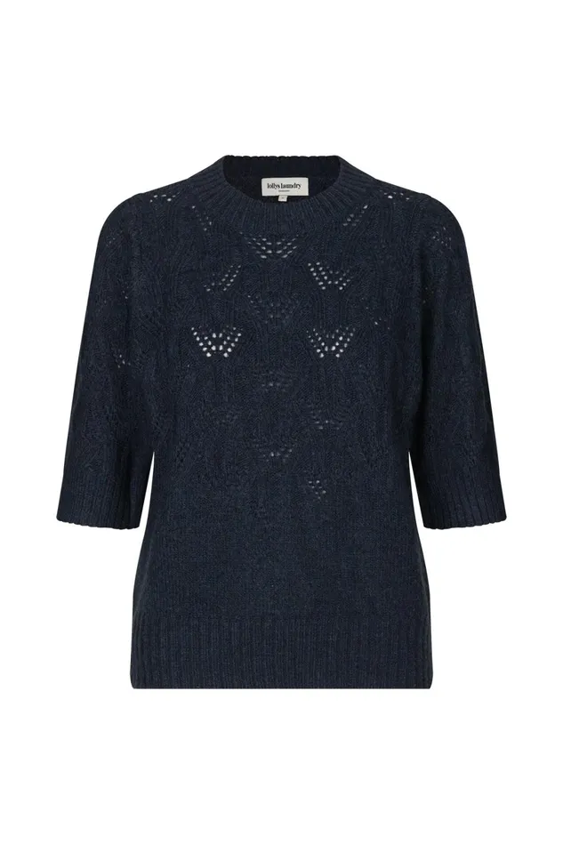 Women Lollys Laundry Knitwear MalaLL Jumper SS Dark Navy