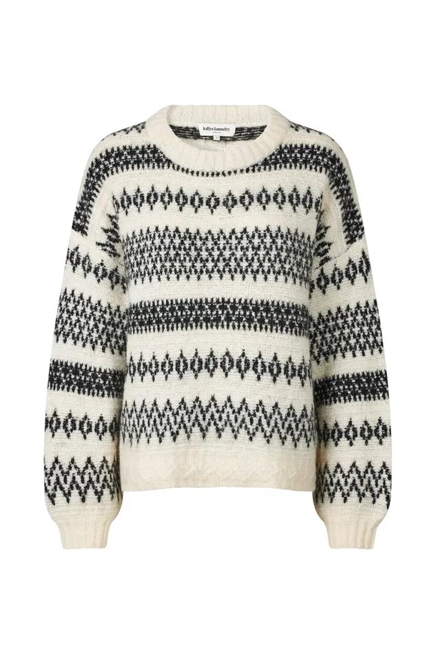 Women Lollys Laundry Knitwear TerryLL Jumper LS Black