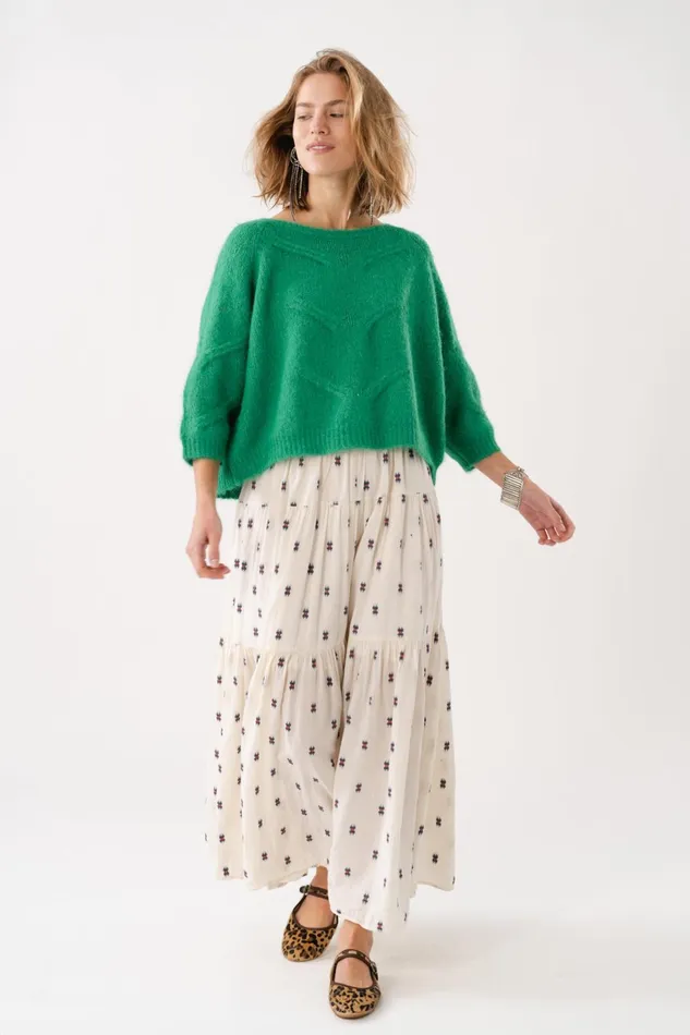 Women Lollys Laundry Knitwear TortugaLL Knit Jumper SS Aqua