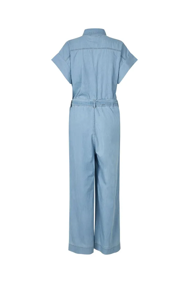 Women Lollys Laundry Pants Shorts MathildeLL Jumpsuit SS Blue