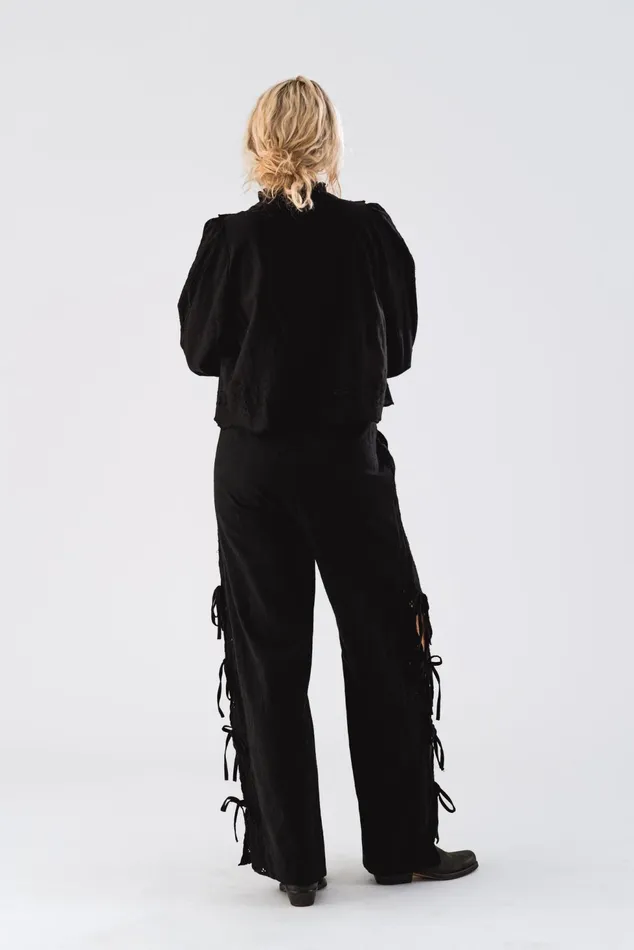 Women Lollys Laundry Pants Shorts RitaLL Pants Black