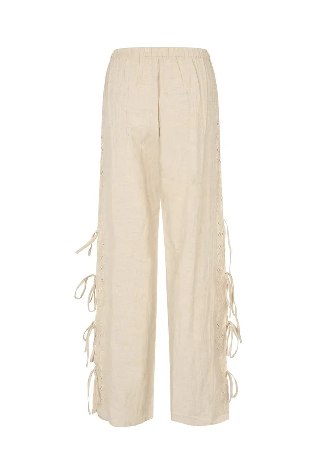 Women Lollys Laundry Pants Shorts RitaLL Pants Ecru