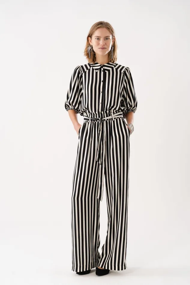 Women Lollys Laundry Pants Shorts VickyLL Pants Stripe