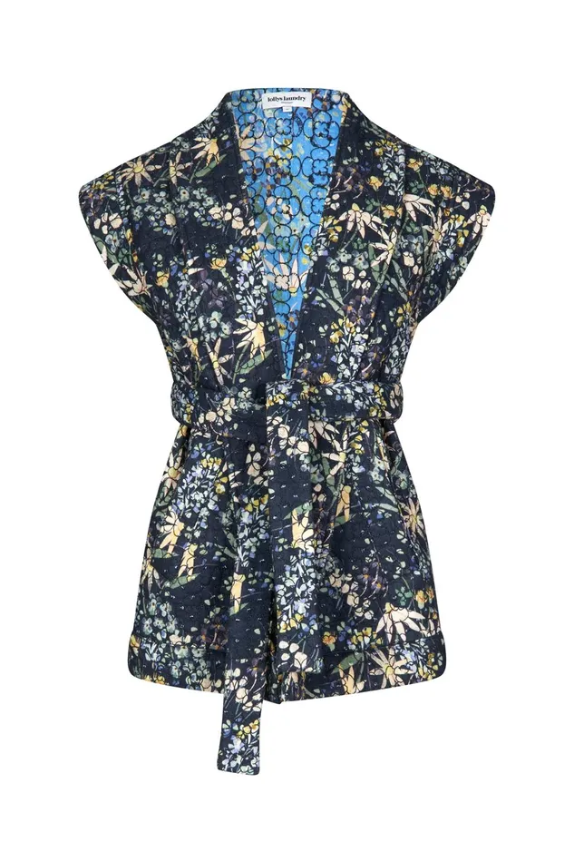 Women Lollys Laundry Quilt CeliaLL Vest Flower Print