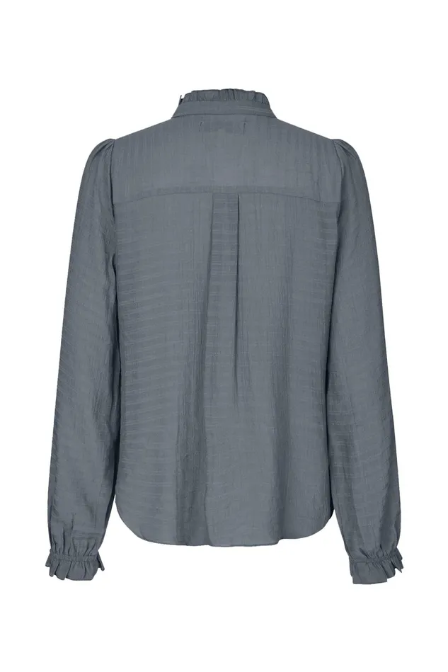 Women Lollys Laundry Shirts ArielLL Shirt LS Dark Grey