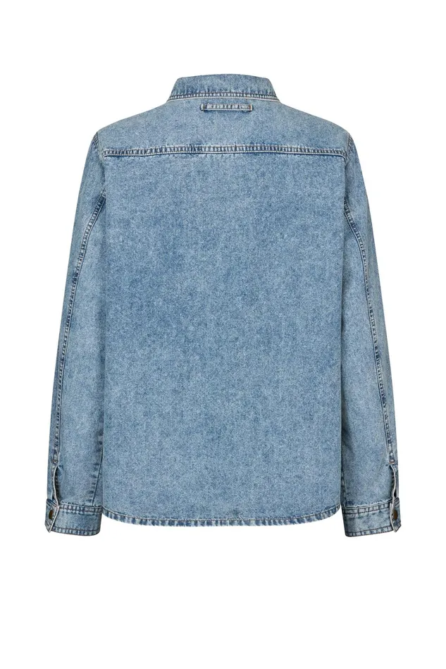 Women Lollys Laundry Shirts MegLL Shirt LS Light Blue