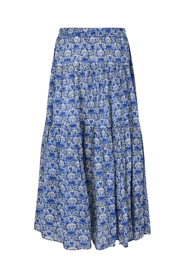 Women Lollys Laundry Skirts Sunset Maxi Skirt Blue