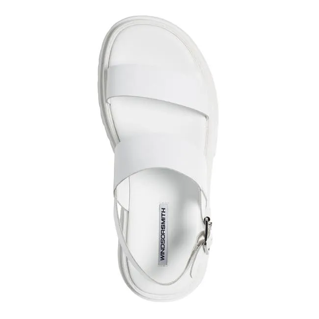 Women Loyalty White Leather Sandals Windsor Smith Sandals