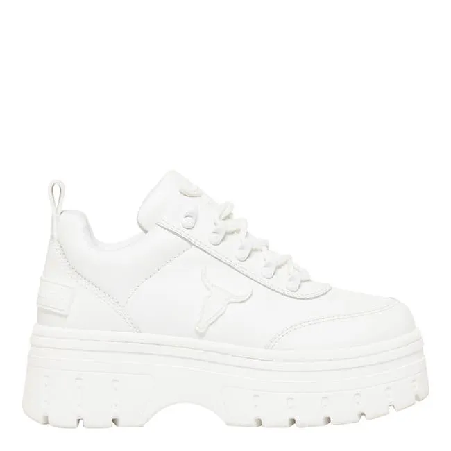 Women Lux White Sneakers Windsor Smith Platform Sneakers