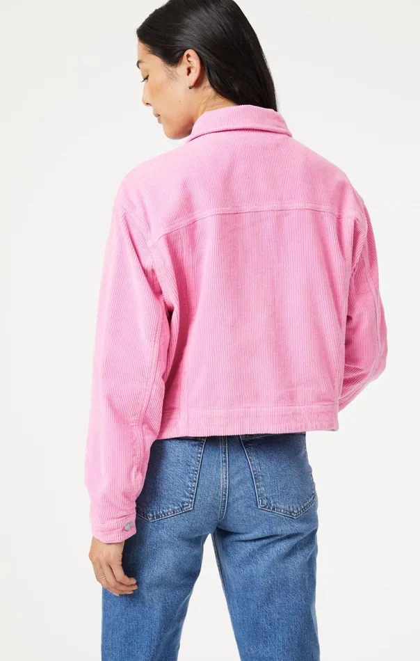 Women Maren Crop Jacket In Pink Cord Mavi Jeans Jackets Women Maren Crop Jacket In Pink Cord Mavi Jeans Jackets