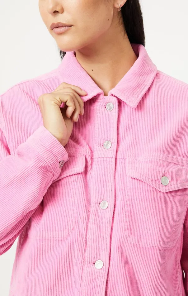 Women Maren Crop Jacket In Pink Cord Mavi Jeans Jackets Women Maren Crop Jacket In Pink Cord Mavi Jeans Jackets