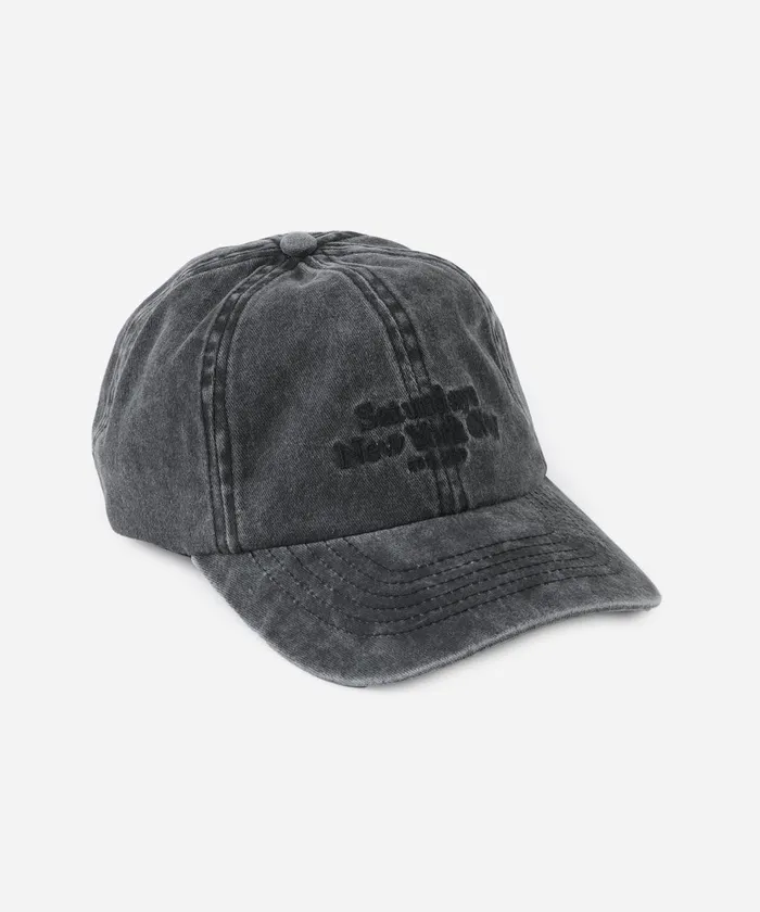 WomenMen Saturdays NYC Hats Abie Pigment Dyed Cotton Hat Black