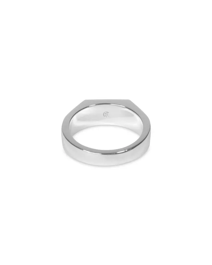 WomenMen Saturdays NYC Jewelry Cameron Studio X SNYC Signet Ring Silver WomenMen Saturdays NYC Jewelry Cameron Studio X SNYC Signet Ring Silver