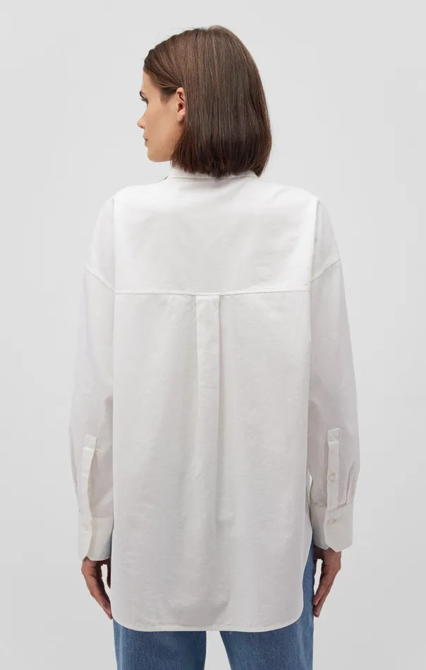 Women One Pocket ButtonUp Shirt In White Mavi Jeans Shirts Women One Pocket ButtonUp Shirt In White Mavi Jeans Shirts