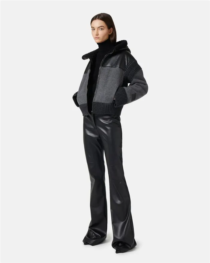 Women OUTERWEAR Iceberg Special Fit Jacket In Different Fabrics Women OUTERWEAR Iceberg Special Fit Jacket In Different Fabrics