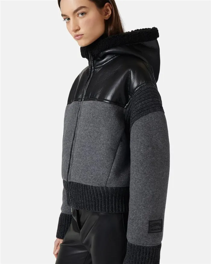 Women OUTERWEAR Iceberg Special Fit Jacket In Different Fabrics Women OUTERWEAR Iceberg Special Fit Jacket In Different Fabrics