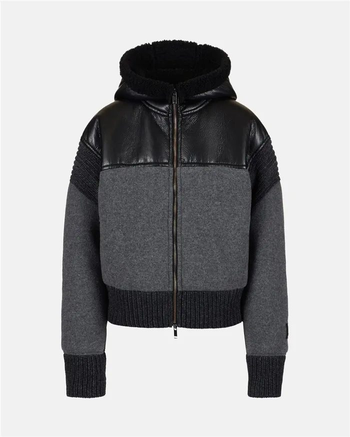 Women OUTERWEAR Iceberg Special Fit Jacket In Different Fabrics Women OUTERWEAR Iceberg Special Fit Jacket In Different Fabrics