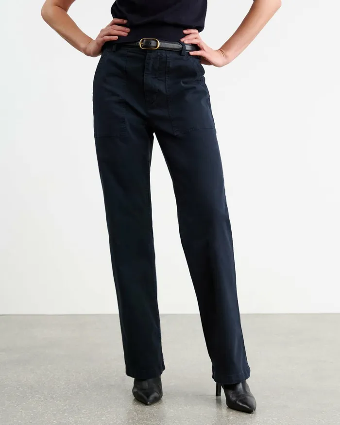 Women Pants and Shorts Nili Lotan GABY PANT Bone