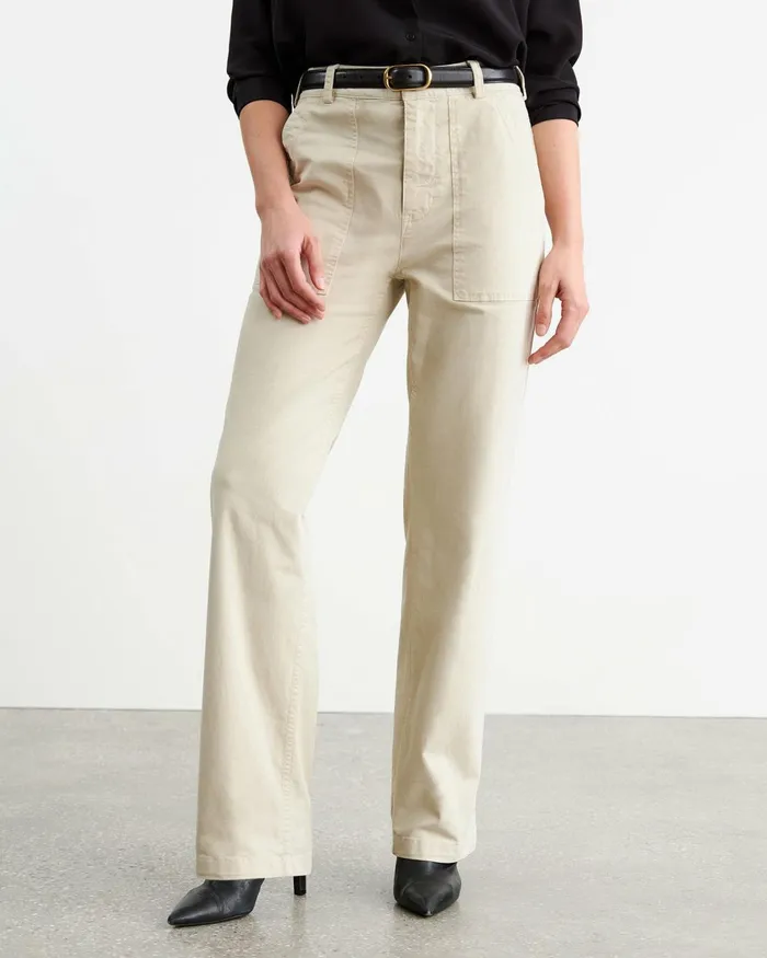 Women Pants and Shorts Nili Lotan GABY PANT Bone